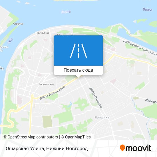 Карта Ошарская Улица