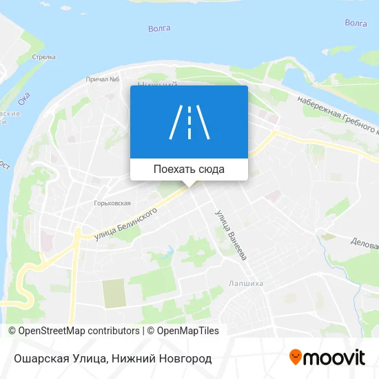 Карта Ошарская Улица