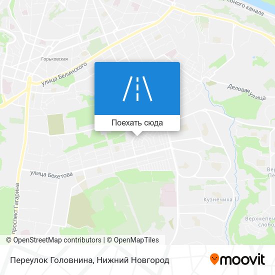 Карта Переулок Головнина