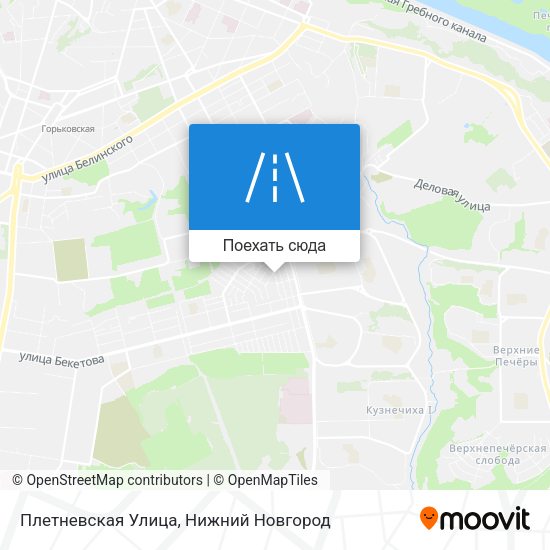Карта Плетневская Улица