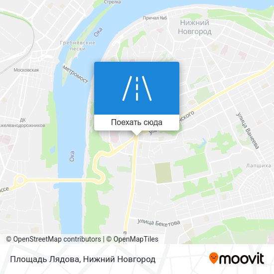 Карта Площадь Лядова