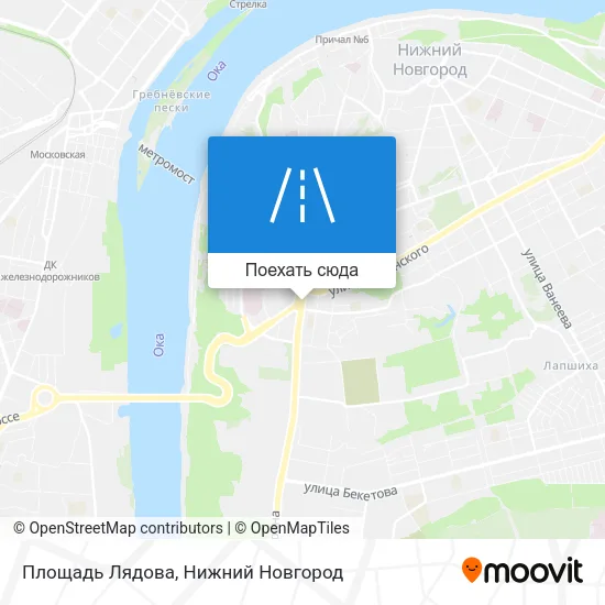 Карта Площадь Лядова