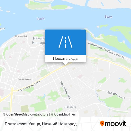 Карта Полтавская Улица
