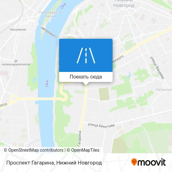 Карта Проспект Гагарина