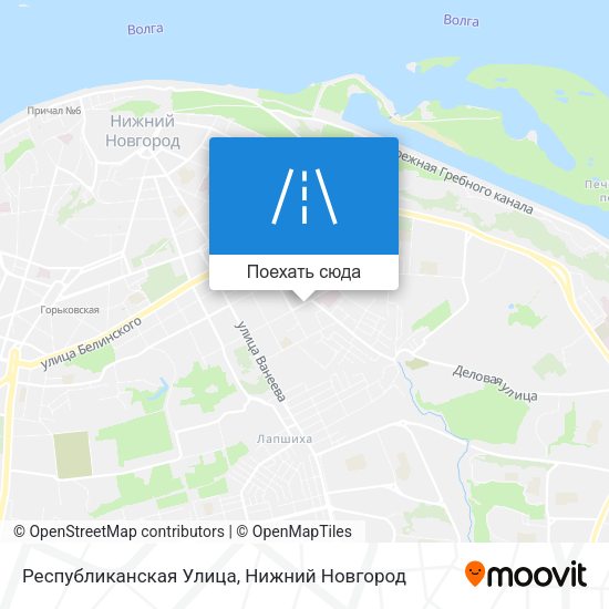 Карта Республиканская Улица