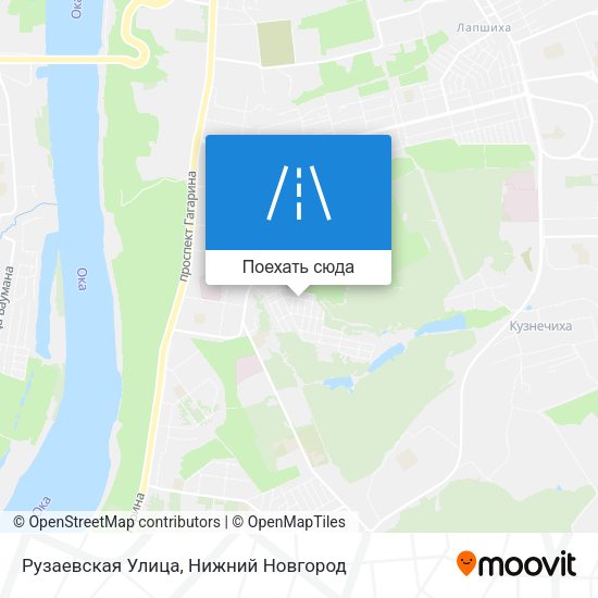 Карта Рузаевская Улица