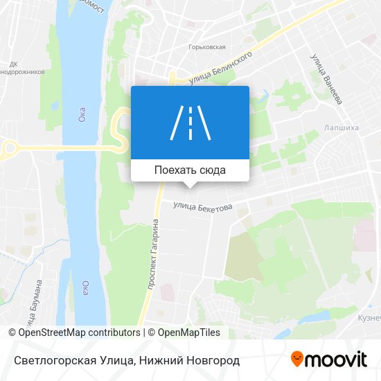 Карта Светлогорская Улица