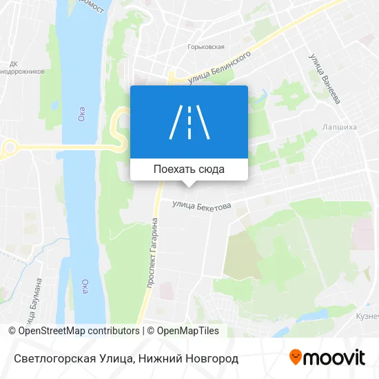 Карта Светлогорская Улица