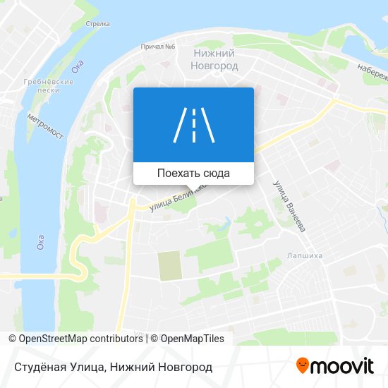 Карта Студёная Улица