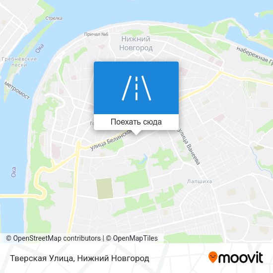 Карта Тверская Улица