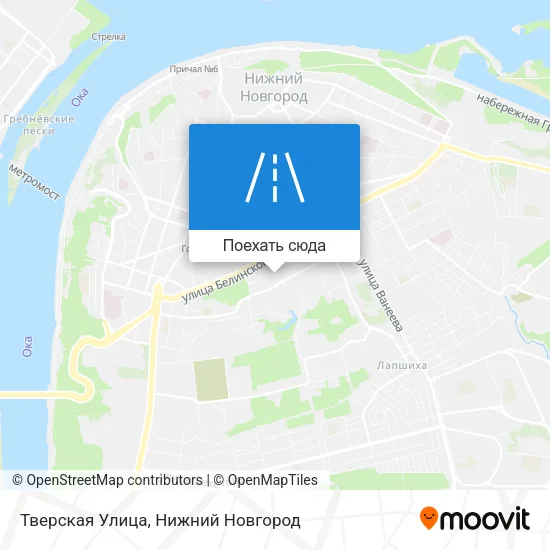 Карта Тверская Улица