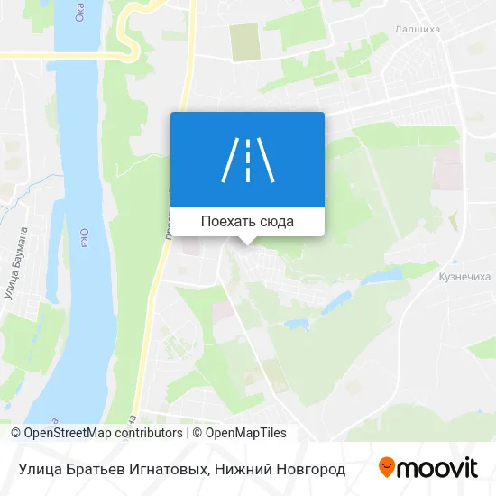 Карта Улица Братьев Игнатовых