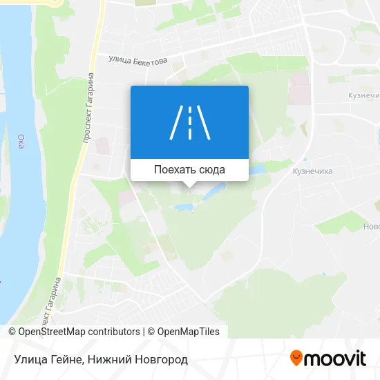 Карта Улица Гейне