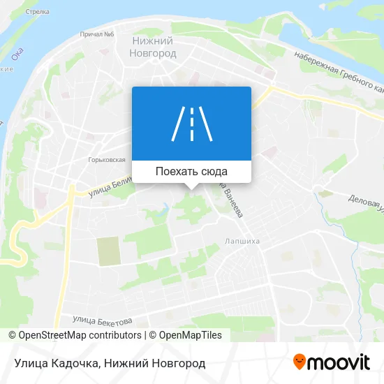 Карта Улица Кадочка