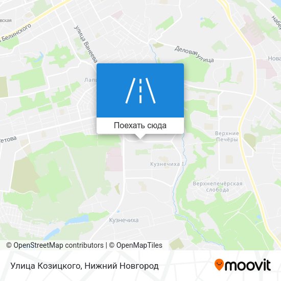 Карта Улица Козицкого