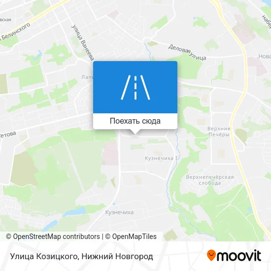 Карта Улица Козицкого