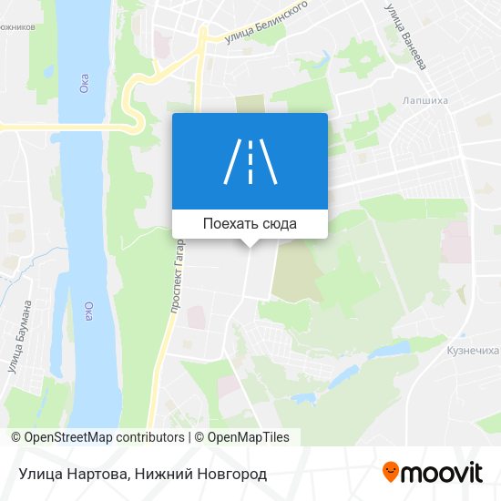 Карта Улица Нартова