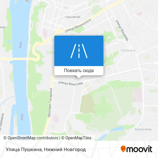 Карта Улица Пушкина