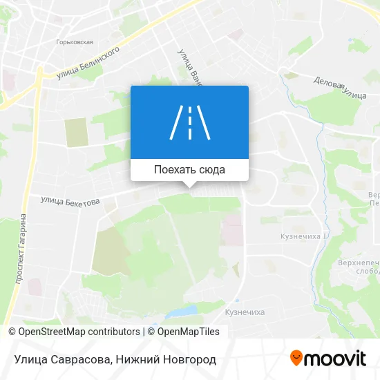 Карта Улица Саврасова