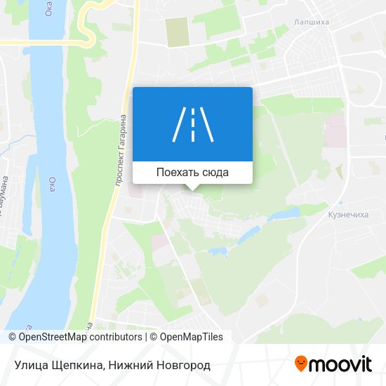 Карта Улица Щепкина