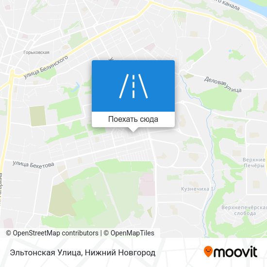 Карта Эльтонская Улица