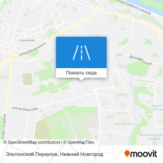 Карта Эльтонский Переулок