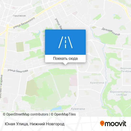 Карта Юная Улица