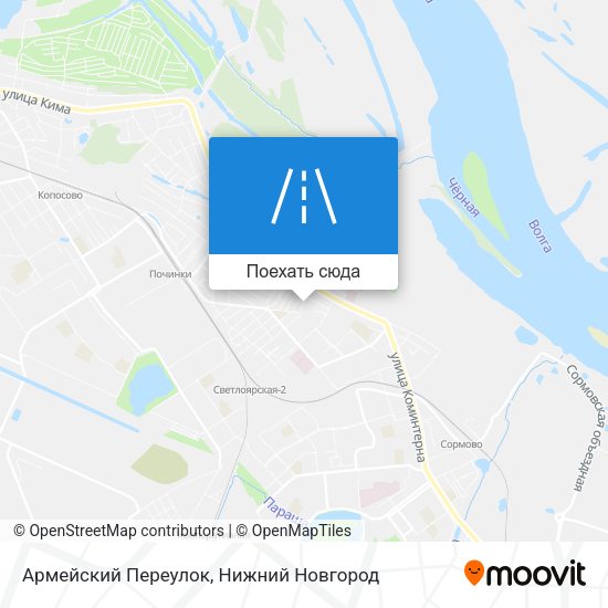 Карта Армейский Переулок