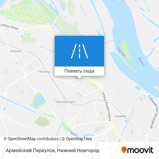 Карта Армейский Переулок
