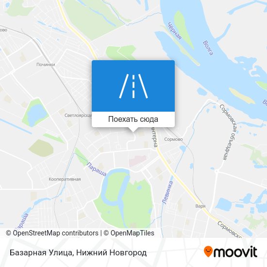 Карта Базарная Улица