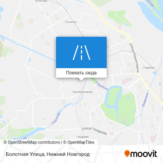 Карта Болотная Улица
