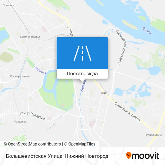 Карта Большевистская Улица