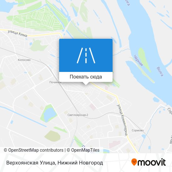 Карта Верхоянская Улица