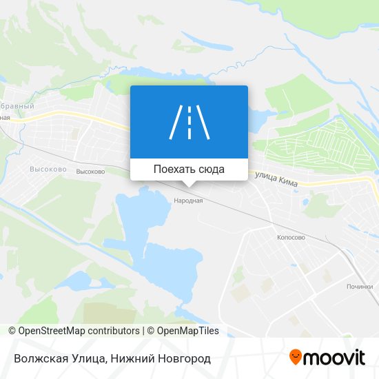 Карта Волжская Улица