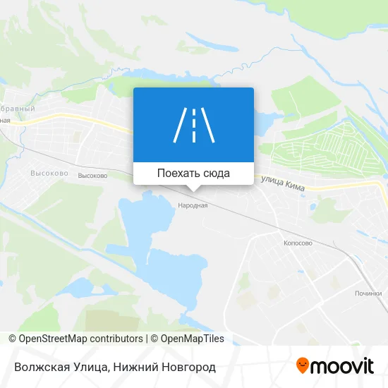 Карта Волжская Улица