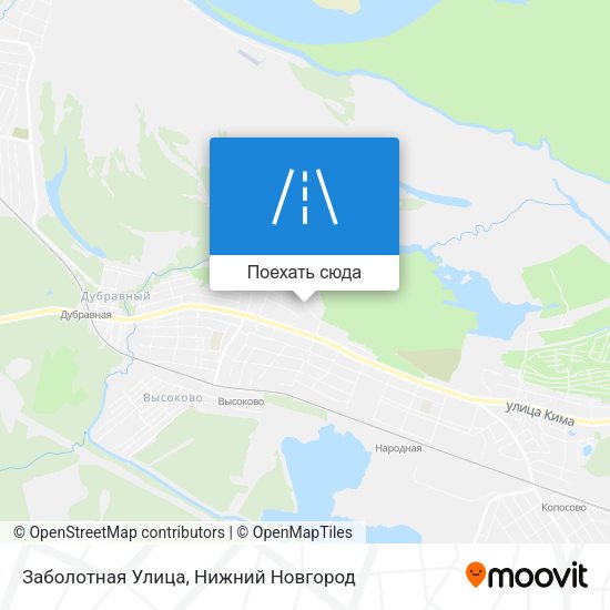 Карта Заболотная Улица