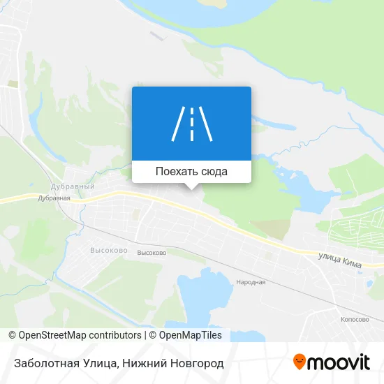 Карта Заболотная Улица