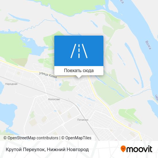 Карта Крутой Переулок