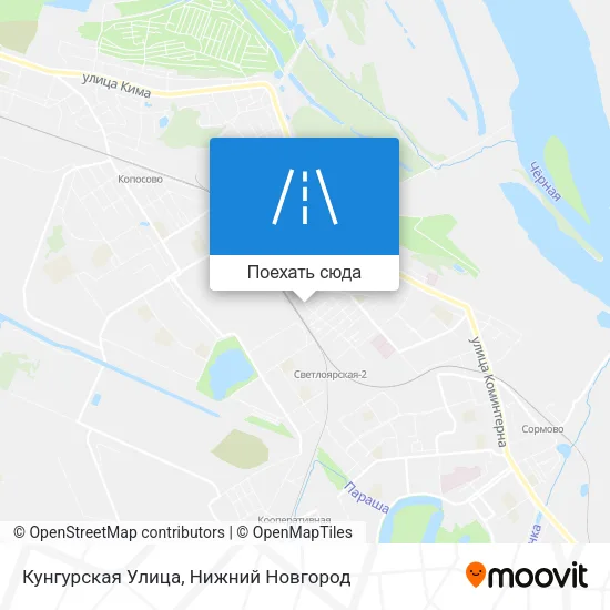 Карта Кунгурская Улица