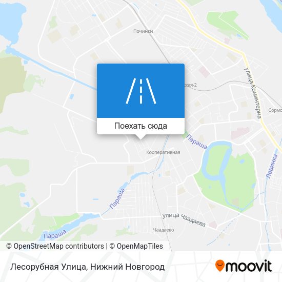 Карта Лесорубная Улица
