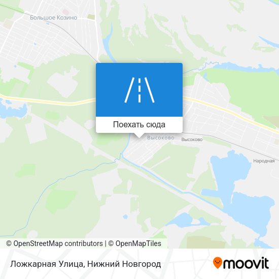 Карта Ложкарная Улица