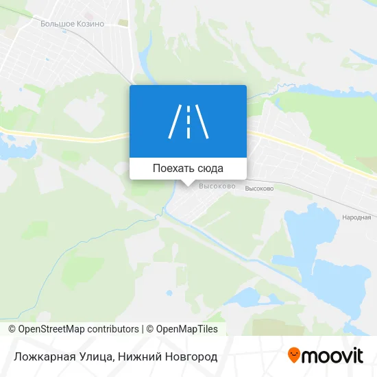 Карта Ложкарная Улица