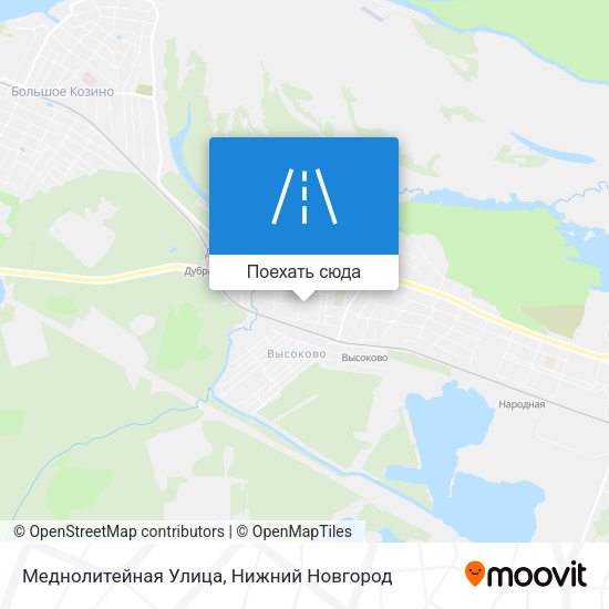 Карта Меднолитейная Улица