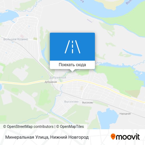 Карта Минеральная Улица