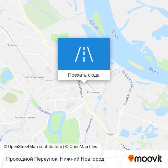 Карта Проходной Переулок