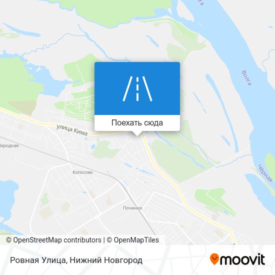 Карта Ровная Улица