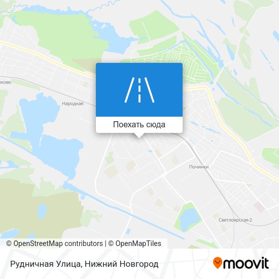 Карта Рудничная Улица
