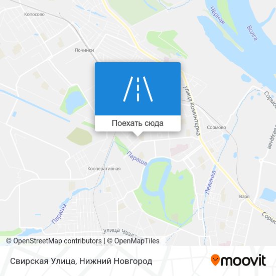 Карта Свирская Улица
