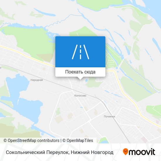 Карта Сокольнический Переулок