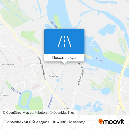 Карта Сормовская Объездная